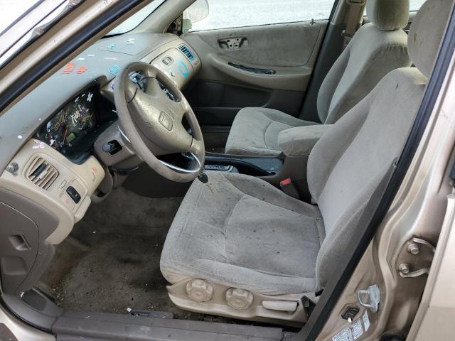 1HGCG56472A014881 - 2002 HONDA ACCORD LX BEIGE photo 7