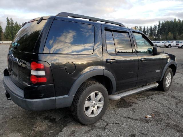 1FMEU73E57UA93316 - 2007 FORD EXPLORER XLT BLACK photo 3