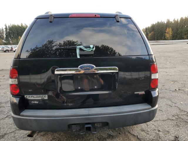 1FMEU73E57UA93316 - 2007 FORD EXPLORER XLT BLACK photo 6