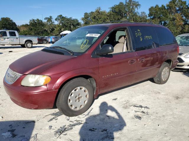 2C4GP44301R226150 - 2001 CHRYSLER TOWN & COU LX BURGUNDY photo 1