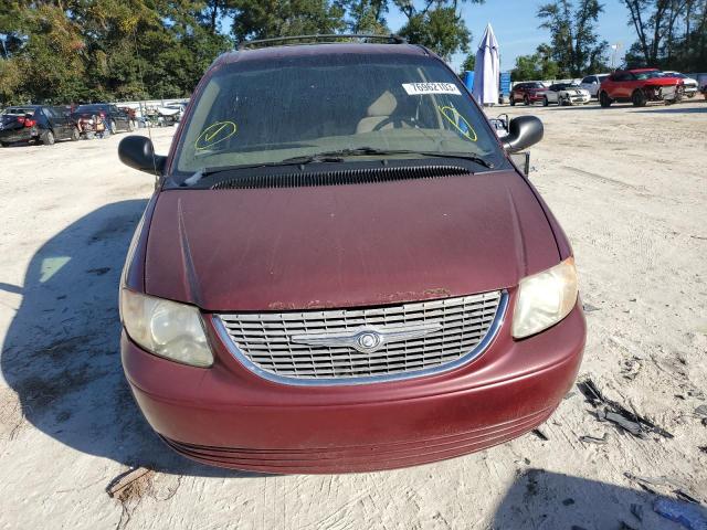 2C4GP44301R226150 - 2001 CHRYSLER TOWN & COU LX BURGUNDY photo 5