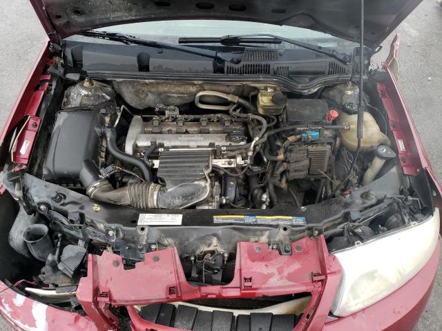 1G8AJ55FX7Z131934 - 2007 SATURN ION LEVEL 2 RED photo 11