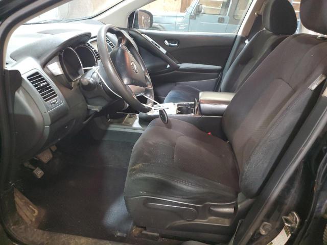 JN8AZ18W59W208642 - 2009 NISSAN MURANO S BLACK photo 7