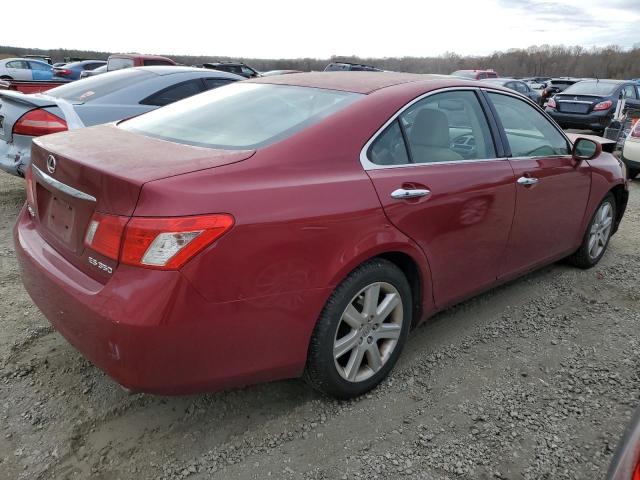 JTHBJ46GX92281709 - 2009 LEXUS ES 350 RED photo 3