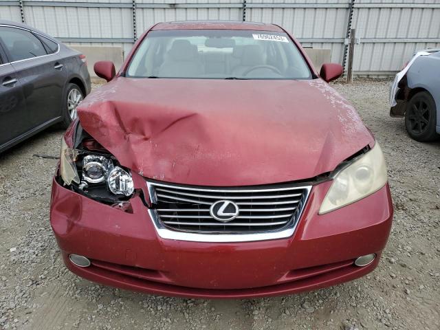 JTHBJ46GX92281709 - 2009 LEXUS ES 350 RED photo 5