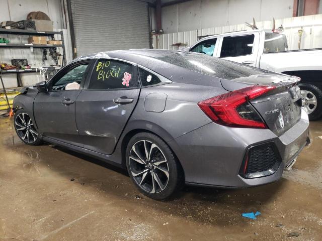 2HGFC1E55JH704382 - 2018 HONDA CIVIC SI GRAY photo 2