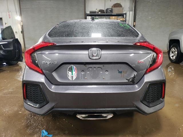 2HGFC1E55JH704382 - 2018 HONDA CIVIC SI GRAY photo 6