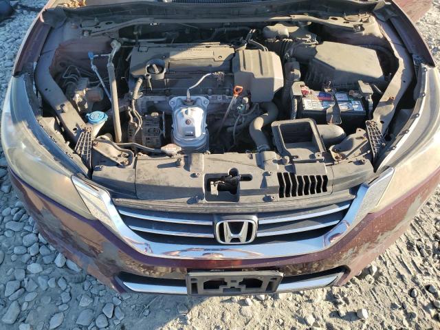 1HGCR2F89DA191530 - 2013 HONDA ACCORD EXL BURGUNDY photo 11