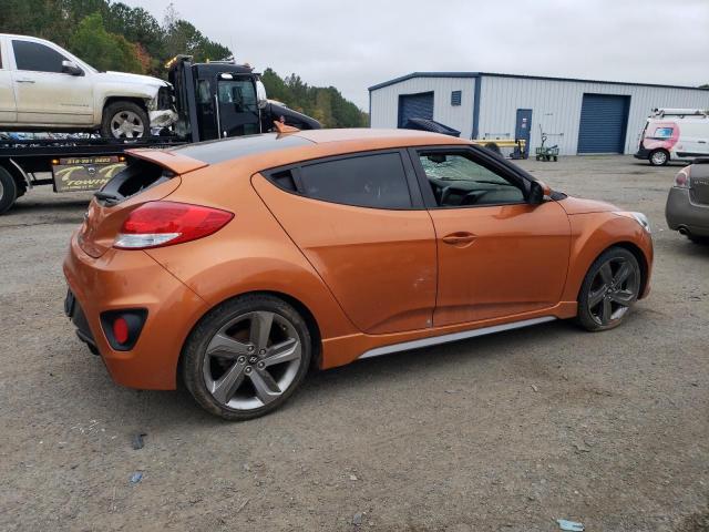 KMHTC6AE8EU190370 - 2014 HYUNDAI VELOSTER TURBO ORANGE photo 3