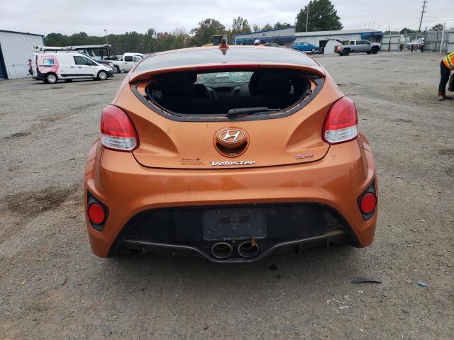 KMHTC6AE8EU190370 - 2014 HYUNDAI VELOSTER TURBO ORANGE photo 6