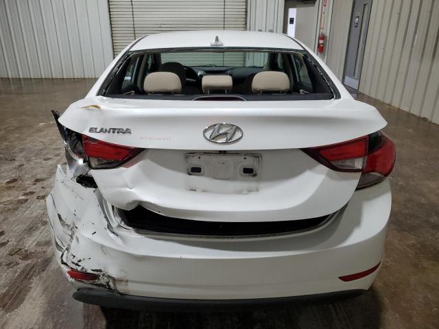 5NPDH4AE3GH660509 - 2016 HYUNDAI ELANTRA SE WHITE photo 6