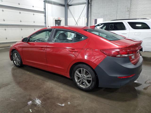 5NPD84LF1JH263216 - 2018 HYUNDAI ELANTRA SEL RED photo 2