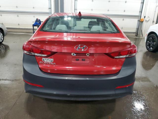 5NPD84LF1JH263216 - 2018 HYUNDAI ELANTRA SEL RED photo 6