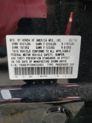 19UDE2F33HA000923 - 2017 ACURA ILX BASE WATCH PLUS BLACK photo 13