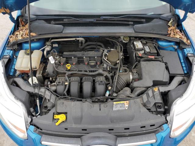 1FADP3F28EL206573 - 2014 FORD FOCUS SE BLUE photo 11