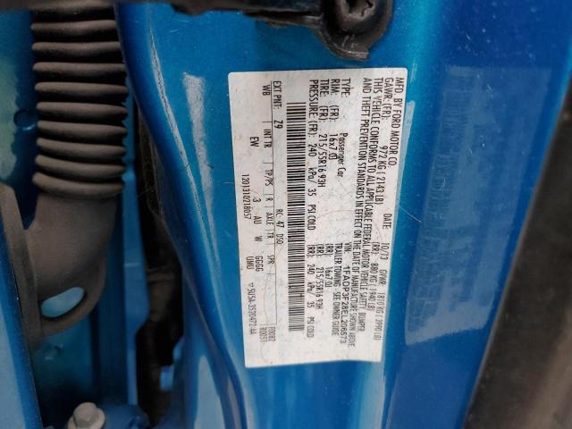 1FADP3F28EL206573 - 2014 FORD FOCUS SE BLUE photo 12