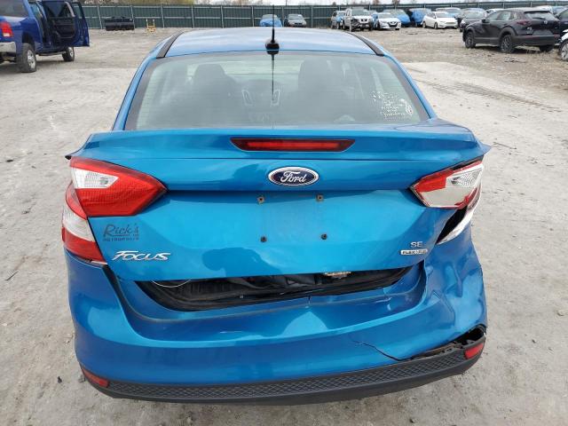 1FADP3F28EL206573 - 2014 FORD FOCUS SE BLUE photo 6