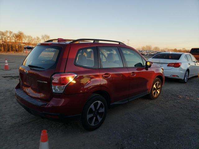 JF2SJABC7JH424413 - 2018 SUBARU FORESTER 2.5I BURGUNDY photo 3