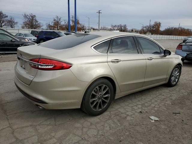 3FA6P0HD2HR400673 - 2017 FORD FUSION SE BEIGE photo 3