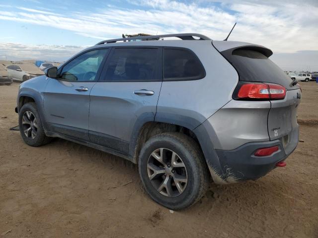 1C4PJMBB0EW189237 - 2014 JEEP CHEROKEE TRAILHAWK SILVER photo 2