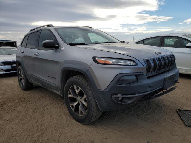 1C4PJMBB0EW189237 - 2014 JEEP CHEROKEE TRAILHAWK SILVER photo 4