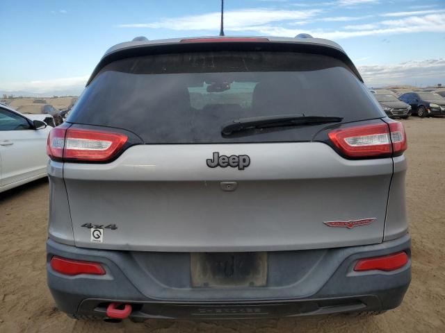 1C4PJMBB0EW189237 - 2014 JEEP CHEROKEE TRAILHAWK SILVER photo 6