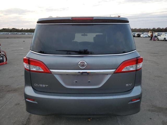 JN8AE2KP6E9105435 - 2014 NISSAN QUEST S GRAY photo 6