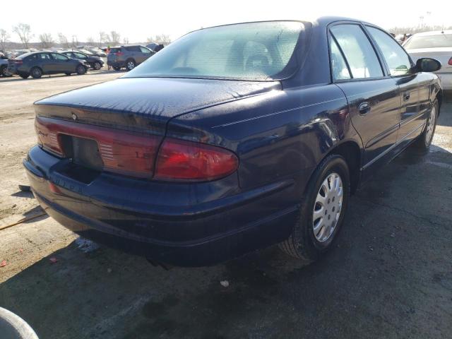 2G4WB52K121300763 - 2002 BUICK REGAL LS BLUE photo 3