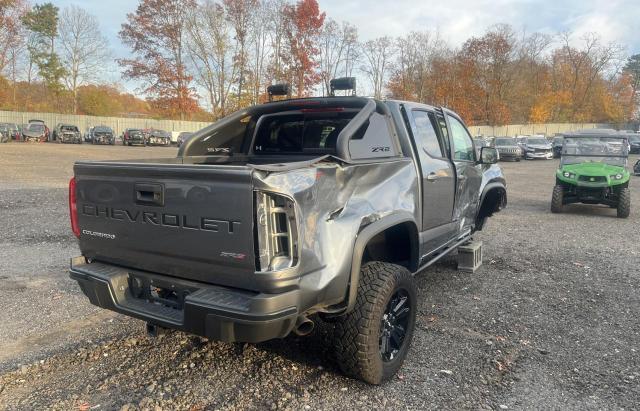1GCGTEEN9M1196401 - 2021 CHEVROLET COLORADO ZR2 GRAY photo 4