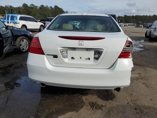 1HGCM66526A048076 - 2006 HONDA ACCORD EX WHITE photo 6