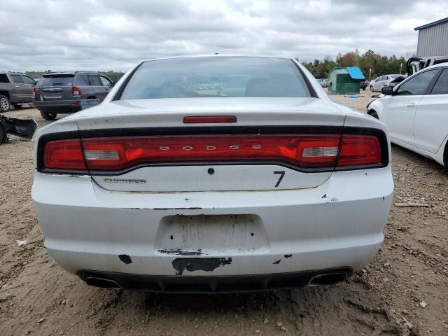 2C3CDXAG4DH589968 - 2013 DODGE CHARGER POLICE WHITE photo 6