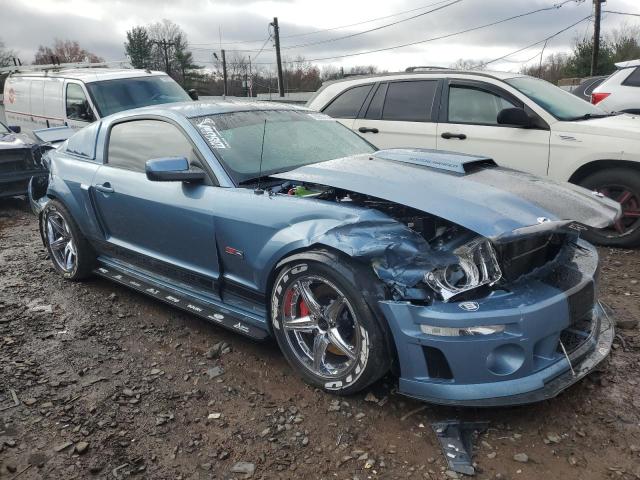 1ZVHT82H865257444 - 2006 FORD MUSTANG GT BLUE photo 4