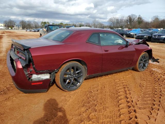 2C3CDZAGXLH182795 - 2020 DODGE CHALLENGER SXT MAROON photo 3