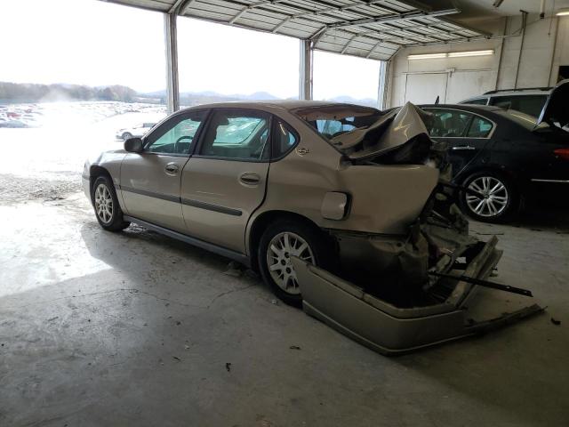 2G1WF55E919252341 - 2001 CHEVROLET IMPALA TAN photo 2