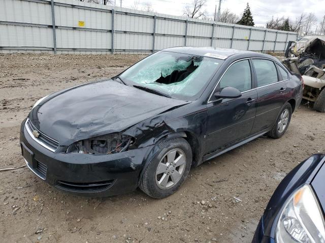 2G1WT57K591121252 - 2009 CHEVROLET IMPALA 1LT BLACK photo 1