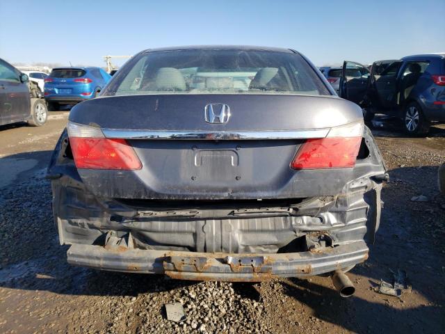 1HGCR2F33EA104405 - 2014 HONDA ACCORD LX GRAY photo 6