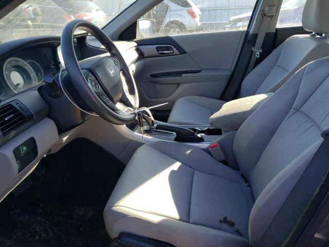 1HGCR2F33EA104405 - 2014 HONDA ACCORD LX GRAY photo 7