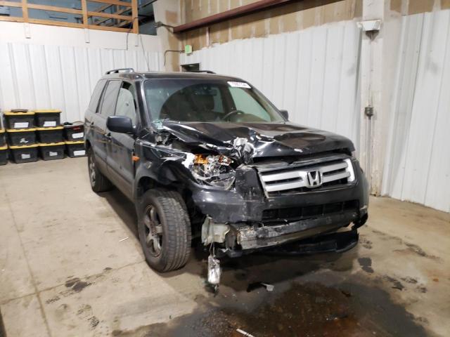 5FNYF18517B012855 - 2007 HONDA PILOT EXL BLACK photo 4