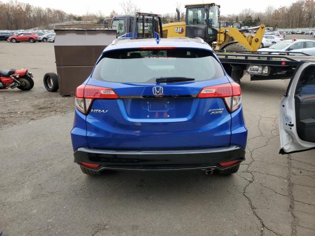 3CZRU6H13LM725762 - 2020 HONDA HR-V SPORT BLUE photo 6