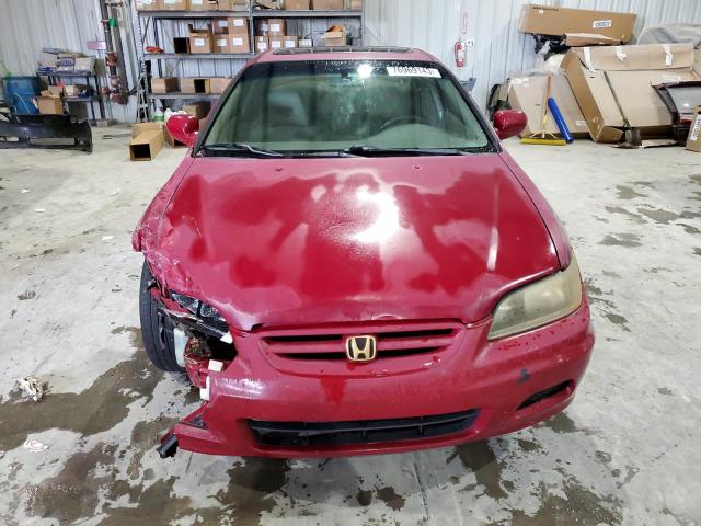 1HGCG22522A011626 - 2002 HONDA ACCORD EX RED photo 5