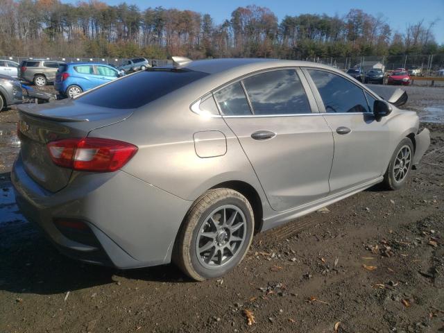 1G1BE5SM8J7245511 - 2018 CHEVROLET CRUZE LT GRAY photo 3