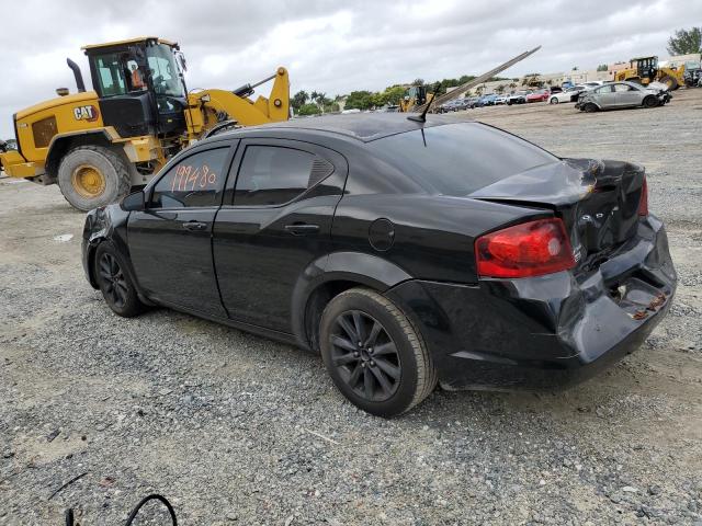 1C3CDZAB8DN725199 - 2013 DODGE AVENGER SE BLACK photo 2