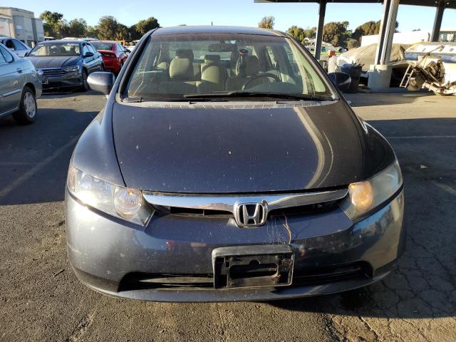 JHMFA36238S001997 - 2008 HONDA CIVIC HYBRID BLUE photo 5