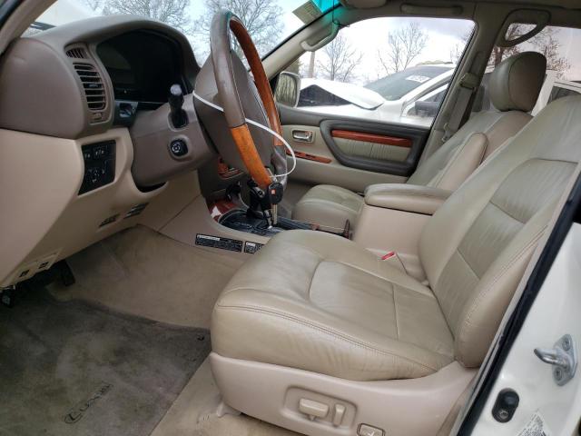 JT6HT00W3Y0104760 - 2000 LEXUS LX 470 WHITE photo 7