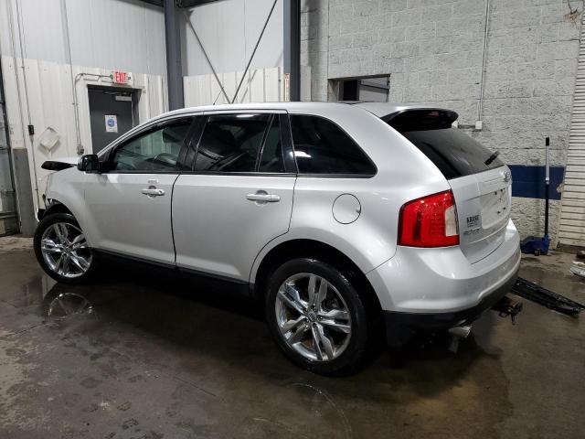 2FMDK4JC5DBB68535 - 2013 FORD EDGE SEL SILVER photo 2