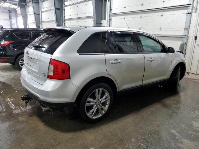 2FMDK4JC5DBB68535 - 2013 FORD EDGE SEL SILVER photo 3