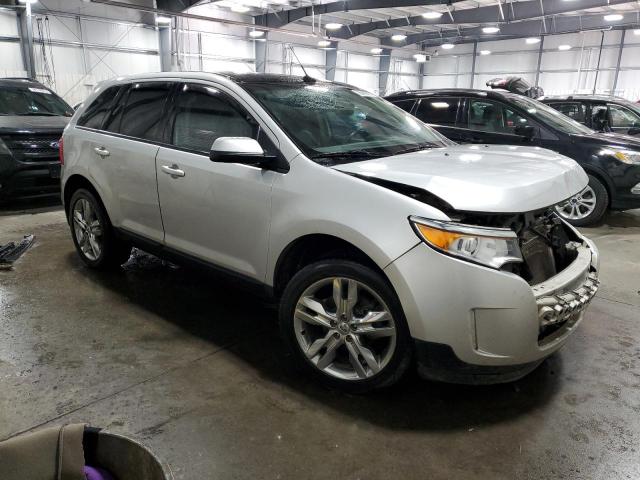 2FMDK4JC5DBB68535 - 2013 FORD EDGE SEL SILVER photo 4