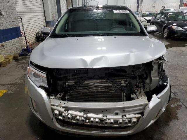 2FMDK4JC5DBB68535 - 2013 FORD EDGE SEL SILVER photo 5