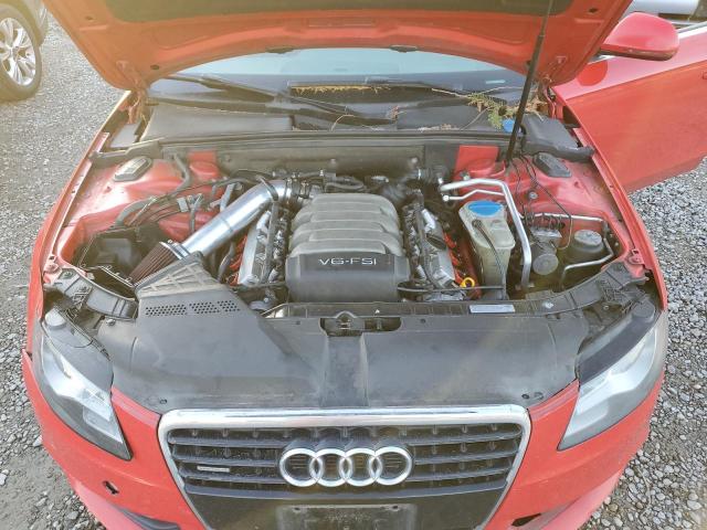 WAUMK78K49N000509 - 2009 AUDI A4 PRESTIGE RED photo 11