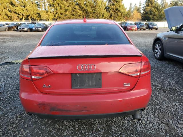 WAUMK78K49N000509 - 2009 AUDI A4 PRESTIGE RED photo 6